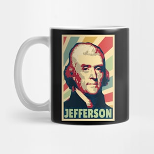 Thomas Jefferson Vintage Colors Mug